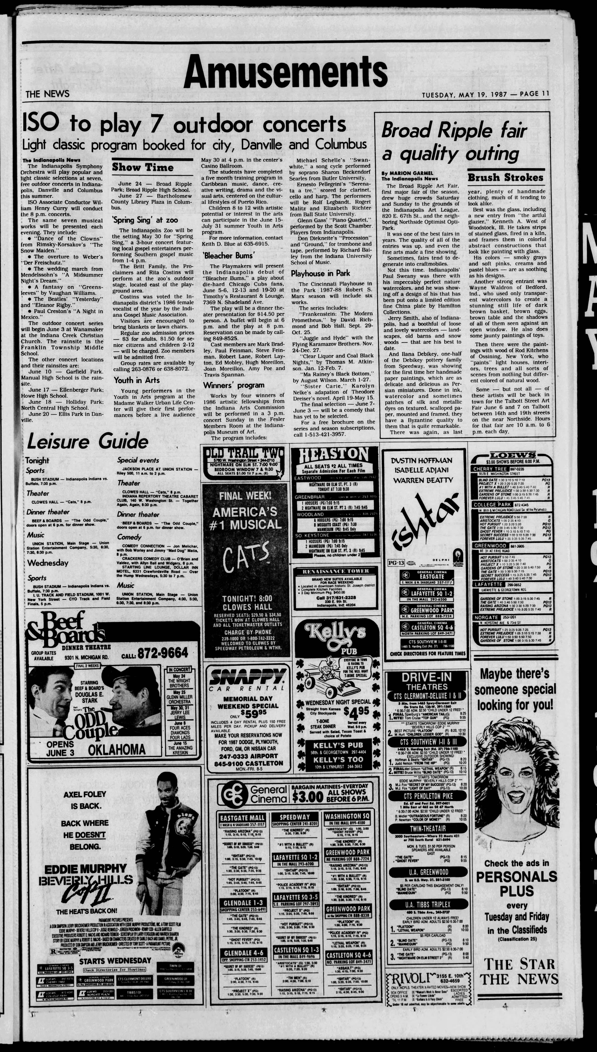 The Indianapolis News, 05/19/1987, p. 11